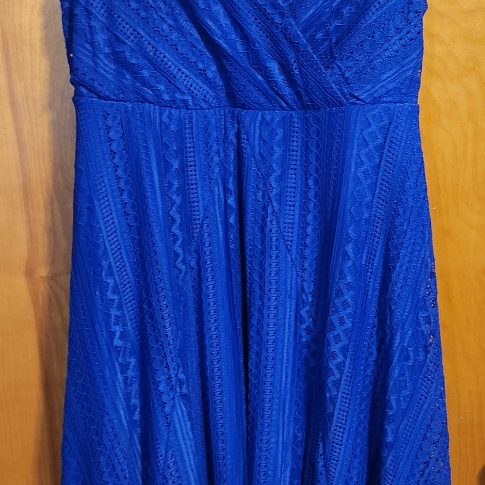 NWT Torrid Deep Blue Lace Dress